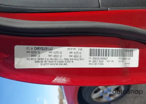 2009 Dodge Charger Sxt из США, поврежденный, VIN 2B3KA33V19H595627